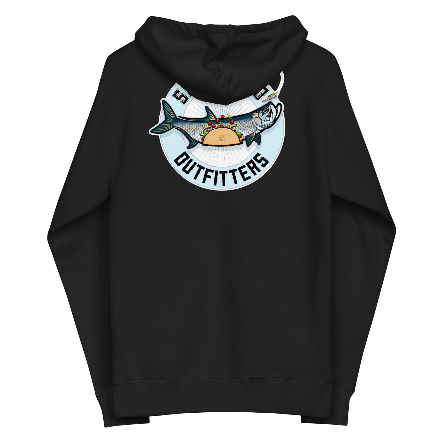 Salty Taco Outfitters Unisex fleece zip up hoodie