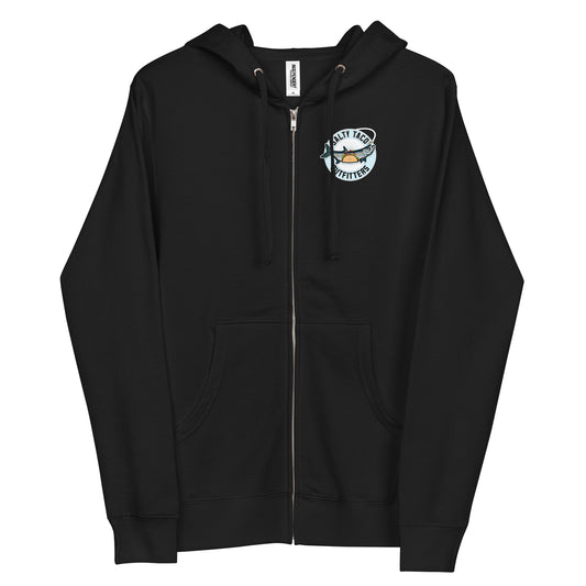 Salty Taco Outfitters Unisex fleece zip up hoodie