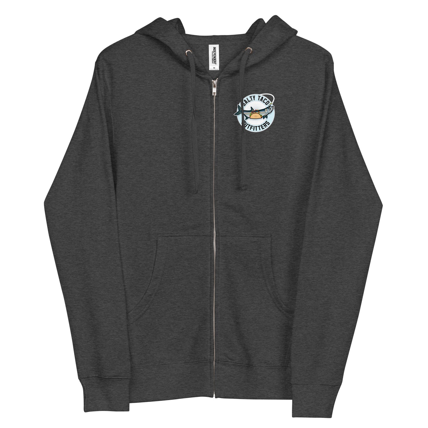 Salty Taco Outfitters Unisex fleece zip up hoodie